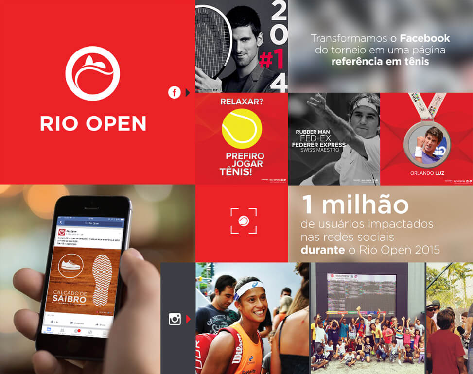 Mídias sociais Rio Open